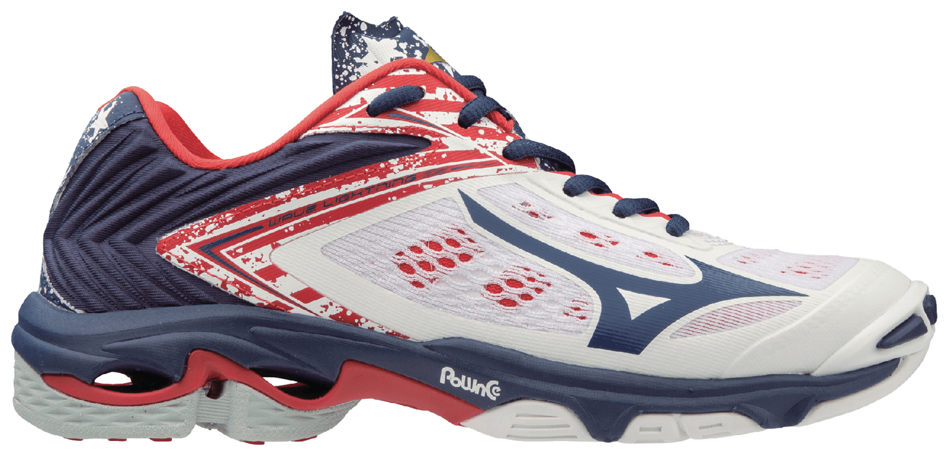 Mizuno Wave Lightning Z5 Women's Volleyball Shoe, Size 10.5, Stars