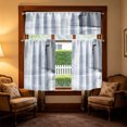 thumbnail image 5 of Three Piece Kitchen Curtain Set, Light Filtering Cafe Curtains With Valance For Basement Bathroom Small Windows Farmhouse Home Decoration And Privacy, 5 of 7