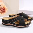 thumbnail image 7 of Willtoo Orthopedic Casual Sandals for Women Non Slip Slip on Arch Support Flat Wedge Sandals Wide Width Sneakers 2026 Soft Foam Shoes, 7 of 7