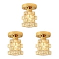 thumbnail image 3 of Bewildely Modern Crystal Ceiling Light Flush for Aisle Hallway Entryway Type1, 3 of 6
