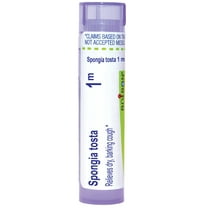 Boiron Spongia Tosta 1M, Homeopathic Medicine for Dry, Barking Cough, 80 Pellets