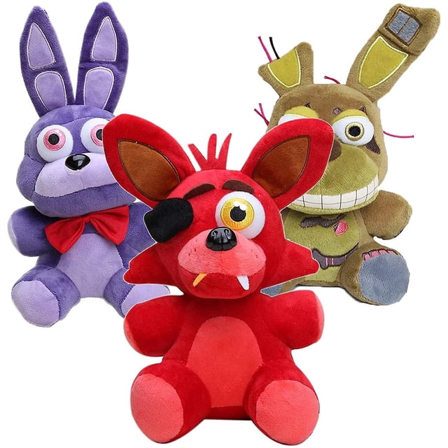Juego de 3 piezas de peluche Fnaf Plushies 7 pulgadas YONGSHENG
