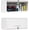 White, variant on SENYUM Upgrade Metal Garage Cabinet with Doors, Wall Mounted Storage Cabinet, Floating Tool Cabinet for Basement, Kitchen, Warehouse