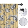 thumbnail image 4 of Blackout Kids Curtains,Pioneer Flower Floral Print Pattern Childrens Insulated Curtains Set Of 2,Bedroom Essentials,Toddler Room Decor 52"x84", 4 of 5