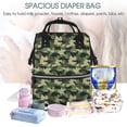 thumbnail image 5 of Daiia Camouflage Dinosaur Large Capacity Baby Bag Waterproof Stylish Diaper Bag Mummy Backpack Adjustable Straps Diaper BagBaby Essentials Bag, 5 of 6