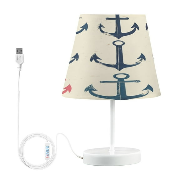 Table Lamp Small 5.9x10.8 Inches Table Lamps Night Light Tools & Home Improvement Bedroom Lamp Guest Room Lamp Study Lamp Office Lamp Ship Anchor