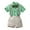 A-Green561, variant on JAJAHO Toddler Boys Gentleman Outfits 3 Piece Set Striped Short Sleeve Button Up Lapel Shirts Suspenders Shorts With Bow Tie Formal Wear For Kids 6M-6Y Comfortable Outfit