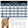 thumbnail image 3 of HKYNLAG Men's Corduroy Shorts Elastic Waist Drawstring Cargo Short Multi-Pocket Lightweight Summer Casual Beach Shorts Light Green 2XL, 3 of 4