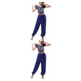 thumbnail image 2 of Minnieouse Pantalones de danza del vientre indio, conjunto de disfraz con cordones en la espalda, traje Sexy para adultos, ropa de moda para Type9 NO9, 2 of 6