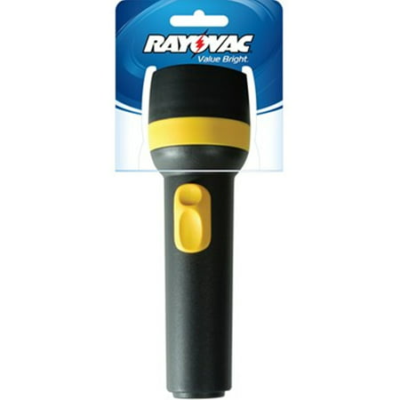 Rayovac Value Bright 2D Economy Flashlight - 9 Lumens - Uses 2 D Batteries + 30%