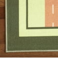 thumbnail image 5 of Everwash™ Imagine Jungle Road Kids Machine Washable Area Rug, Green/Yellow, 4'x6', 5 of 9