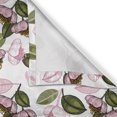 thumbnail image 6 of Ambesonne Hawaii Valance & Curtain, Retro Flowers Illustration, 55"x30", Dried Rose Olive Green, 6 of 7