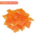 thumbnail image 3 of 200g Mosaic Tiles Irregular Glass Mosaic Tiles Stained Mosaic Glass for Art Crafts DIY Projects Orange, 3 of 5