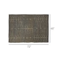 thumbnail image 2 of 4â€™ x 6â€™ Black Distressed Tribal Area Rug, 2 of 2