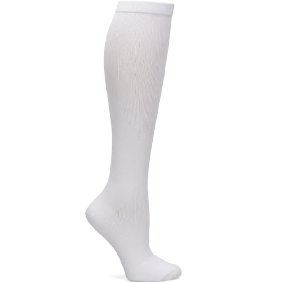 Nurse Mates Compresión Socks Becerro Regular hasta 17 Color: Blanco, Tamaño: OS