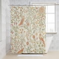 thumbnail image 6 of Victorian William Morris Original Design Vintage Shower Curtain Furniture Bathroom Fabric Decorations Washable Shower Curtain with Hooks, 6 of 8