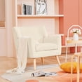 thumbnail image 3 of TrumanPick Mid Century Accent Chairs, Set of 2 Modern Living Room Armchair Tufted Single Sofa Lounge Chair for Bedroom, Beige, 3 of 7