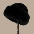 thumbnail image 4 of Winter Beanie Hats for Women Warm Knit Skull Cap Fur Hat with Pompom Trapper Hat Ear Cover, 4 of 6