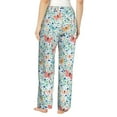 thumbnail image 3 of Balery Butterflies print Women's Pajama Pants,Ultra Lightweight Pjs,Lounge Pant-Small, 3 of 9