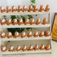 thumbnail image 1 of Wood Craft Cat Decor Adorable Exquisite Ornament Handicraft Cats Figures Decorations Small Size Handicraft Making Props DIY Pendant Crafting Prop, 1 of 8
