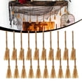 thumbnail image 2 of 20 Pcs Mini Witches Broomstick Broom,Halloween Witches Craft Brush Decorations,Artificial Mini Broom ,Miniature Broom Props,Halloween Craft Decoration Witches Accessory for Costume Party, 2 of 4