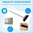 thumbnail image 4 of Juego de Escoba y Recogedor, Limpiaparabrisas, Limpieza del Hogar, Juego de Limpieza con Manejar para Vestíbulo, Hogar, Cocina, Limpieza, Rosa, 4 of 5