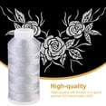 thumbnail image 4 of Miangastore Embroidery Sewing Thread Silver Nylon 1Pcs 5.12x2.36x2.36 Inch, 4 of 8