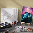 thumbnail image 2 of Set de pintura y sorbos Art Craft Kit Cholemy, 8 x 10 pulgadas, 36 piezas, 2 of 6