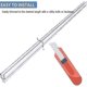 thumbnail image 5 of 2pcs 900mm Shower Door Seal - Straight/curved Glass, 46mm, Max Clearance 20mm, 5 of 5
