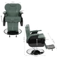 thumbnail image 4 of Sillón Barbero Onof SB-001 Hidráulico Silla Estética Verde Olivo, 4 of 8
