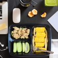 thumbnail image 2 of Enther Meal Prep Containers [12 Pack] 3 Compartment With Lids, Food Storage Bento Box | Bpa Free | Stackable | Reusable Lunch Boxes, Microwave/Dishwasher/Freezer Safe,Portion Control (36 Oz), 2 of 5