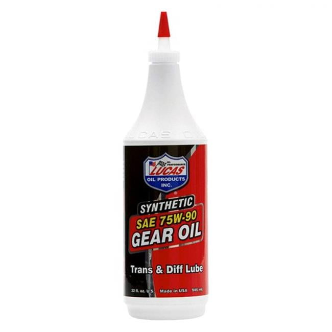 Lucas 75W90 Synthetic Gear Oil (1 Quart) 12 Pack"