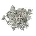 thumbnail image 3 of Paquete de 3 , 50 piezas de de joyería con nudo triangular de plata 15 x 17 mm Sunnimix Colgante Charm, 3 of 7