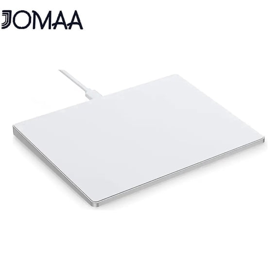 JOMAA Wired USB Trackpad for Windows 10/11, Large High-Precision Touchpad with Multi-Gesture, Ultra Slim Portable Aluminum Trackpad for Computer/Desktop/Laptop