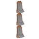 thumbnail image 1 of Vestido Maxi Multifuncional Sonducket Boho Elegante Gris 2XL, 1 of 6