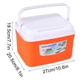 thumbnail image 4 of NWOKYZGH Refrigerated Box Fishing Household Preservation Box Portable Insulated Bucket Outdoor Refrigerator Box, 4 of 8