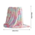 thumbnail image 2 of Gifting & More Matoen Extra Soft Fuzzy Throw Blanket Lightweight Fluffy Cozy Plush Comfy Decorative Shaggy Blanket for Couch Sofa Bed 51x63 Inch, 2 of 5