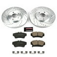 thumbnail image 3 of PowerStop Front Z23 Evolution Sport Carbon-Fiber Ceramic Brake Pad and Drilled & Slotted Rotor Kit Fits: CHRYSLER DODGE Select Models K1706, 3 of 10