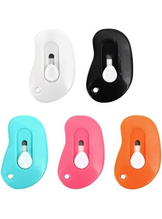 Mini Plastic Box Cutter Handed Keychain Box Opener Safe Package