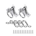 thumbnail image 1 of Scienceny Bisagra de cubierta de acero inoxidable de 2 piezas, montaje preperforado de 90 grados, accesorios de fijación para barcos de pesca, Kayak para Herramientas y ferretería Scienceny TO001130-00, 1 of 6