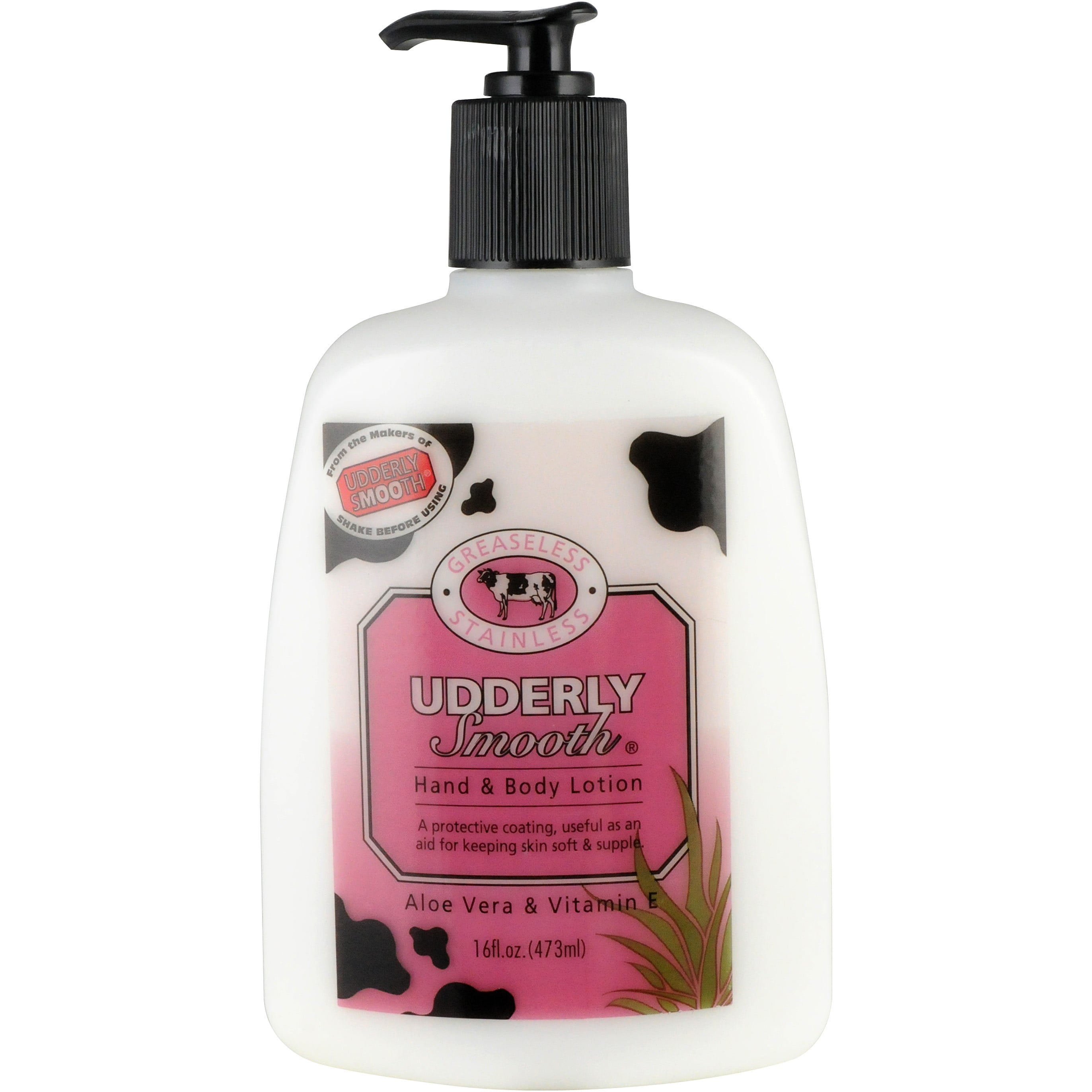 Udderly Smooth Udderly Smooth Hand & Body Lotion, Aloe Vera & Vitamin E
