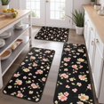 thumbnail image 2 of Pioneer Flower Floral Print Pattern Kitchen Rugs Sets Of 3,Kitchen Runner Rugs Non Skid Washable,Decorative Kitchen Floor Mats for Kitchen,Sink,Laundry,17X30 Inch + 17X47 Inch + 17X59 Inch, 2 of 6