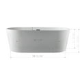 thumbnail image 7 of Cartisan Design 60" BT-03 Freestanding Bathtub, Acrylic, 7 of 7