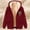#227-Wine, variant on Wowcloth Women's Fleece Hooded Jacket, Soft Warm and Fashionable for Casual Everyday Wear