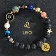 thumbnail image 4 of 1 piece of eight planets and twelve zodiac signs bracelet with frosted stone beads, perfect for daily wear, gifts and birthday gifts for women and men, 4 of 20