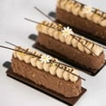 thumbnail image 4 of ABPETE Ellipse Eclair Silicone Mold for Baking Mousse Cake, 3D Silicone Baking Mold for Cakes French Dessert Mold for Pastry Chocolate Brownie Molds, Cake Decoration, 3D Eclair Shape (8-Cavity), 4 of 6