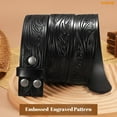 thumbnail image 4 of WHIPPY Western Leather Belt Strap for Women Men without Buckle Cowgirl Cowboy Engraved Embossed Belt Strap, 4 of 7