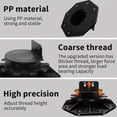 thumbnail image 2 of 12Pcs-Adjustable Deck Support Pedestal, Plastic Adjustable Deck Foundation Base, Height Adjustment Raising from 1-3/16" to 2-3/8, 2 of 8