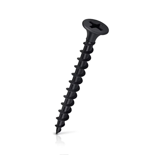 Tornillos para paneles de yeso MR SCREWS #8 x 1-5/8 180 piezas de fosfato negro