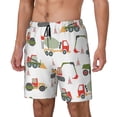 thumbnail image 1 of Fotbe Excavator Traje de Baño para Hombre – Shorts de Natación de Secado Rápido con Forro y Bolsillos-Medium, 1 of 6